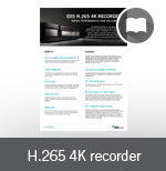 IDIS H.265 4K Recorder